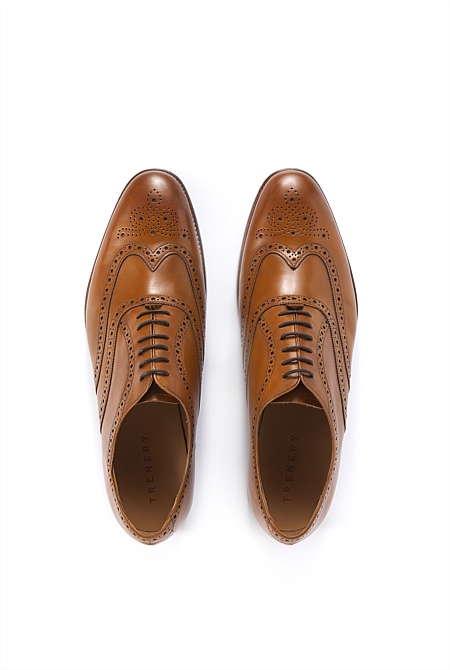 Tyler Leather Brogue | The White Suit