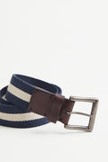 Striped Webbing Belt