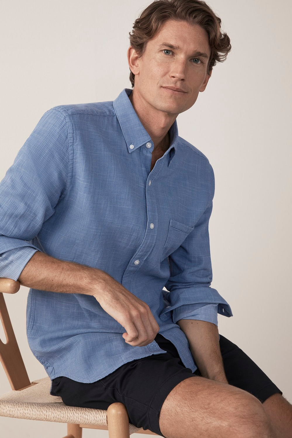 Textured Double Weave Shirt