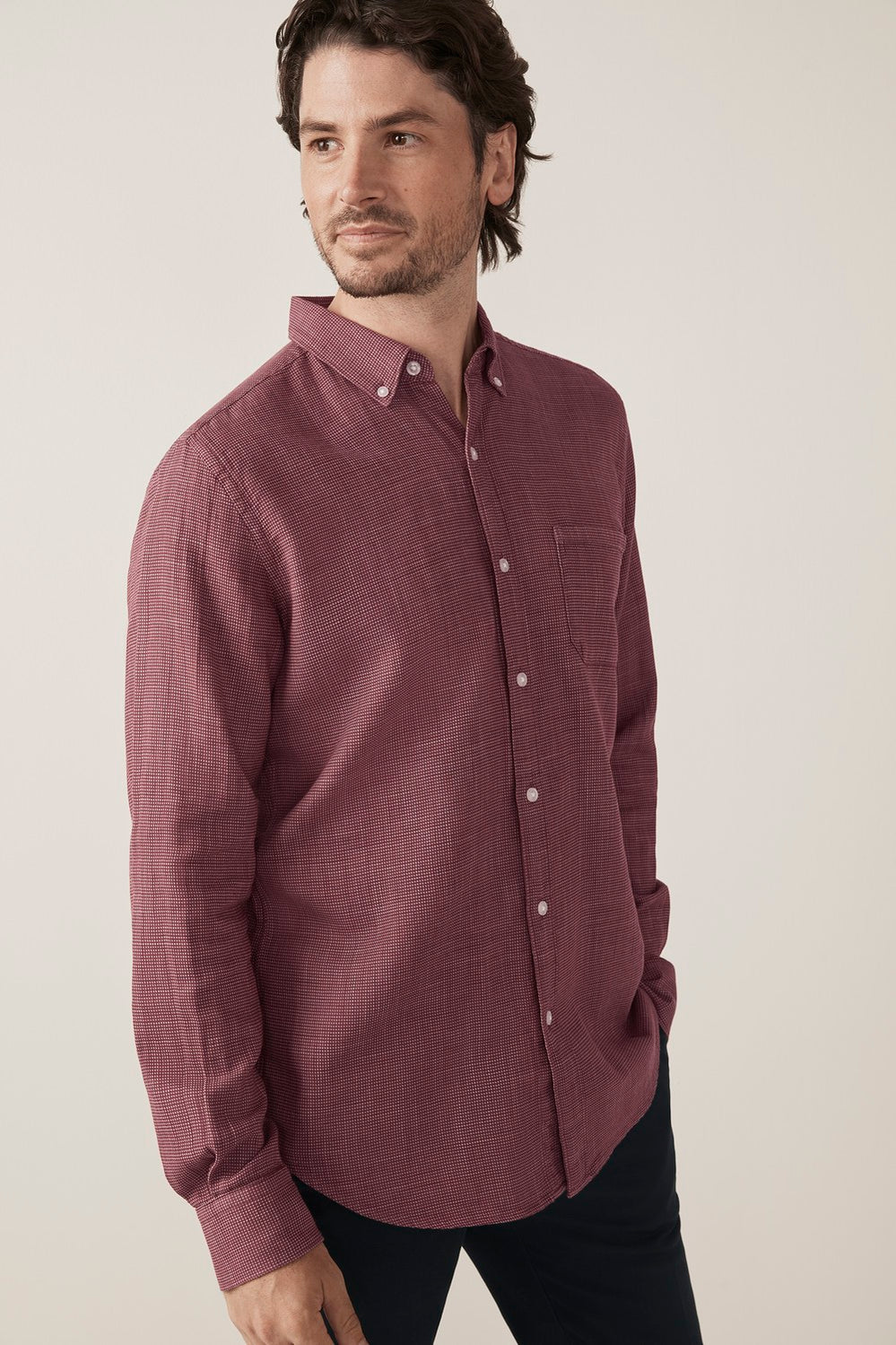 Textured Double Weave Shirt