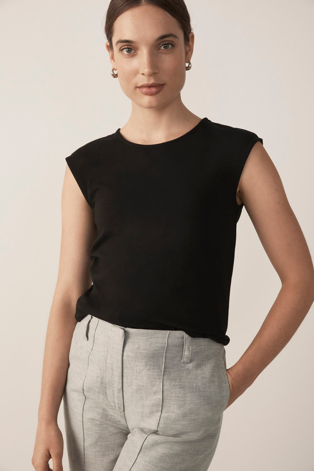 Organic Cotton Boat Neck T-Shirt