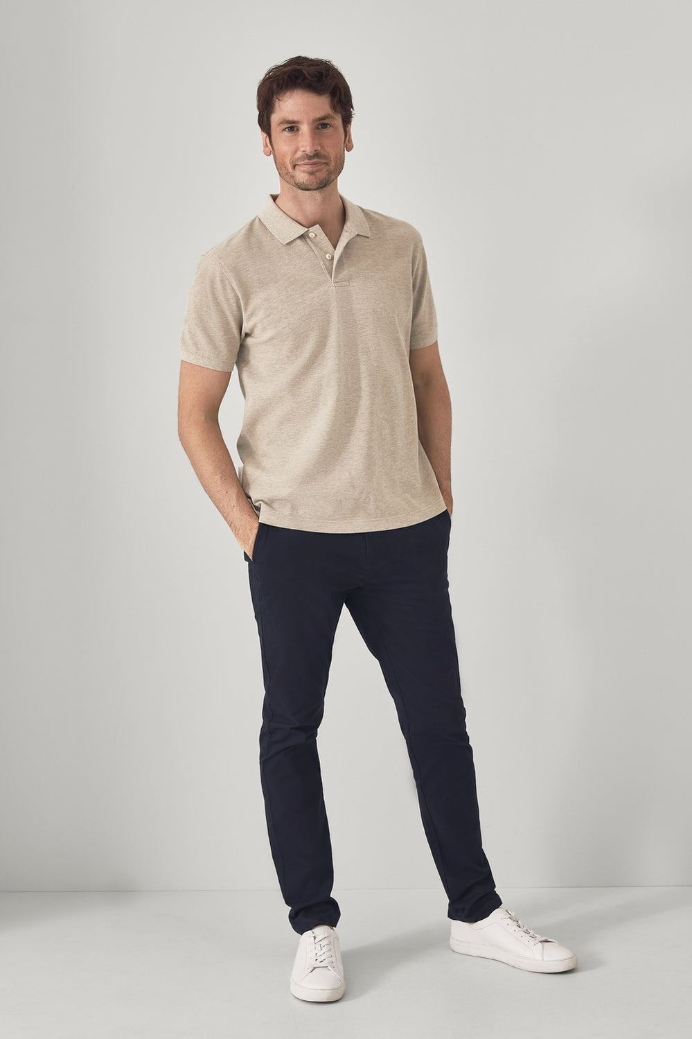 Cotton Pique Marle Polo