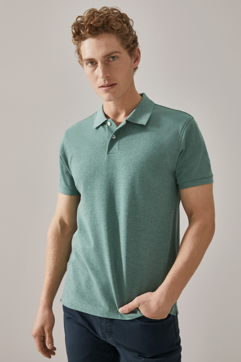 Cotton Pique Marle Polo