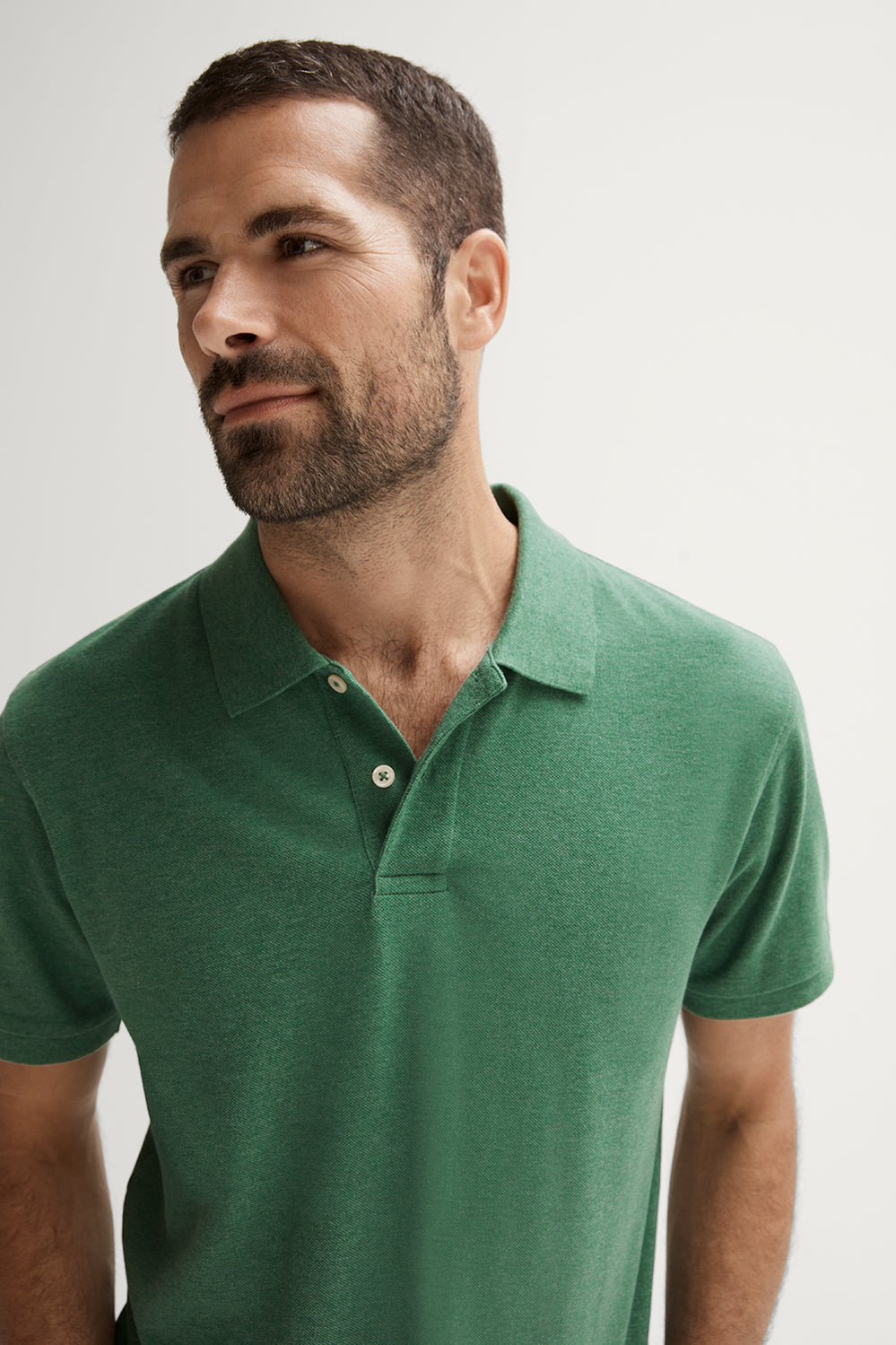 Cotton Pique Marle Polo