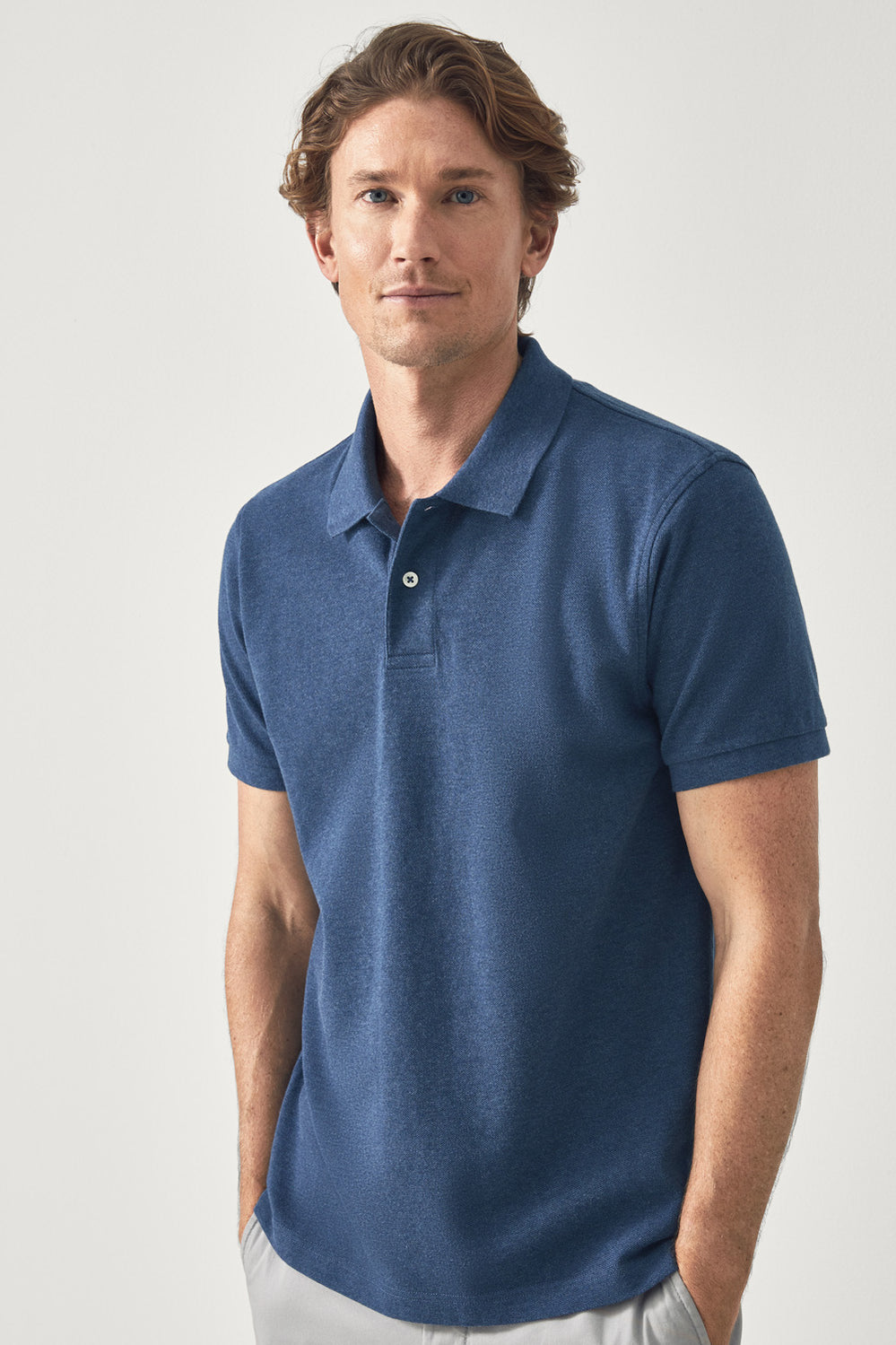 Cotton Pique Marle Polo