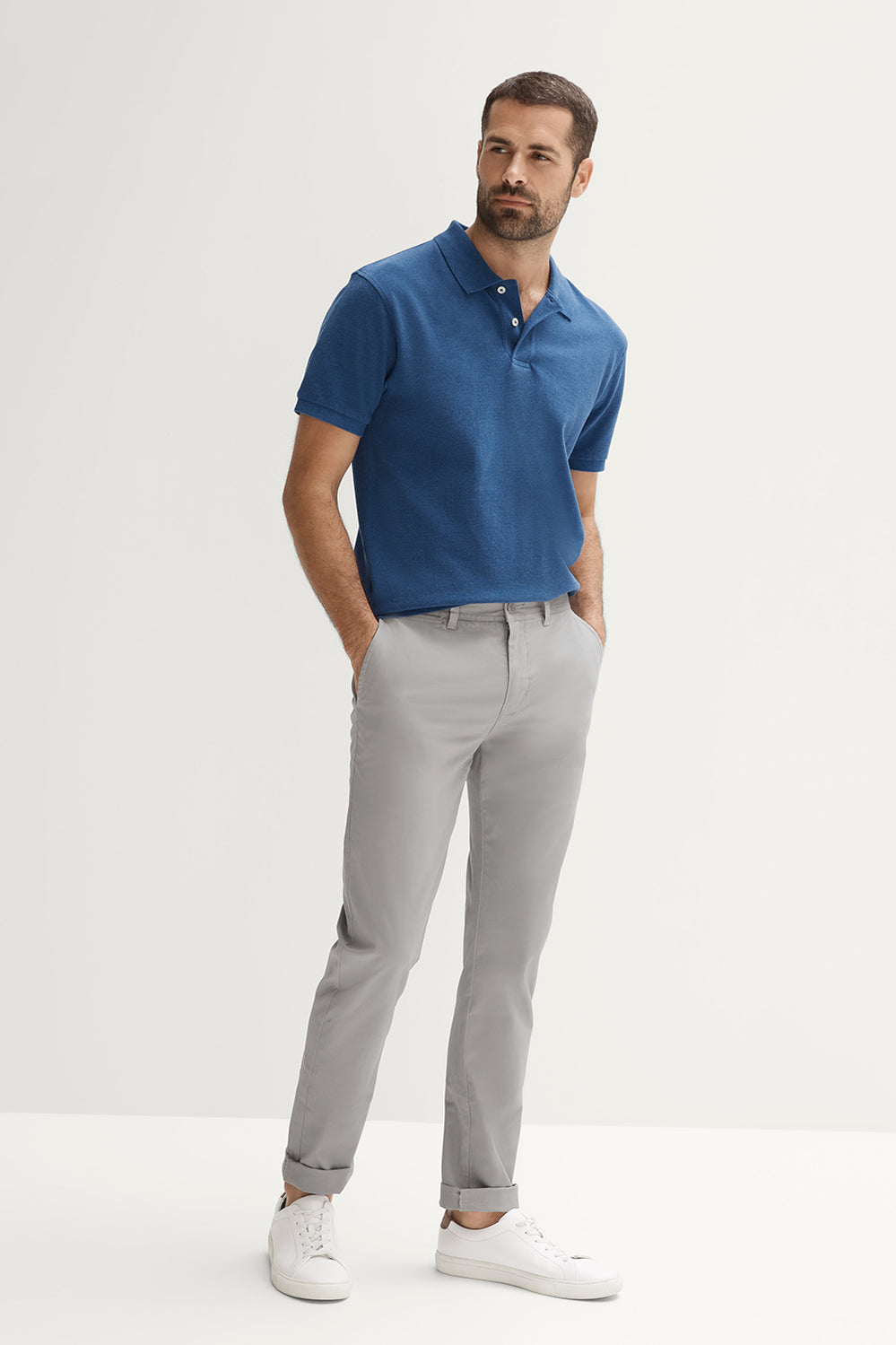 Cotton Pique Marle Polo