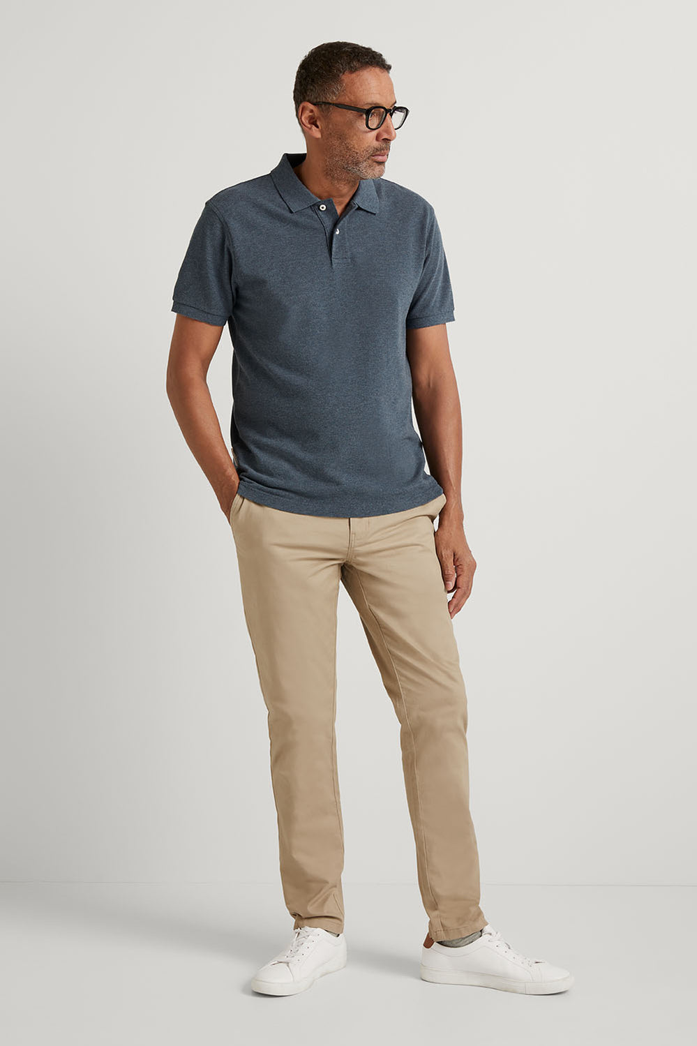 Cotton Pique Marle Polo