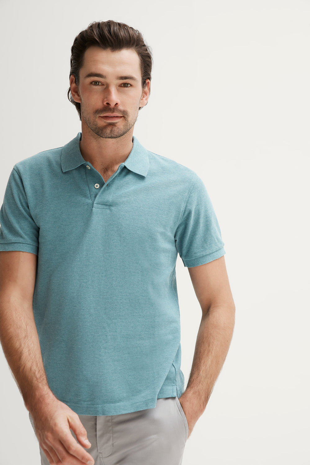 Cotton Pique Marle Polo