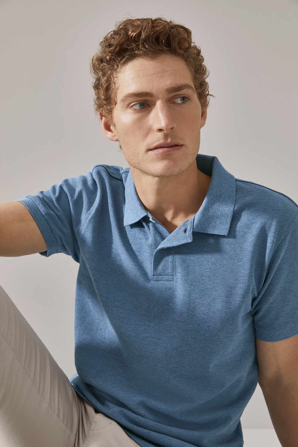 Cotton Pique Marle Polo