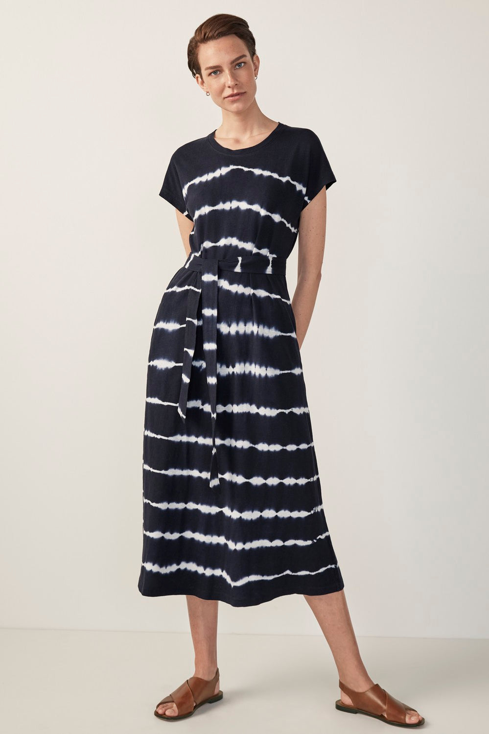Tie Dye Stripe Dress
