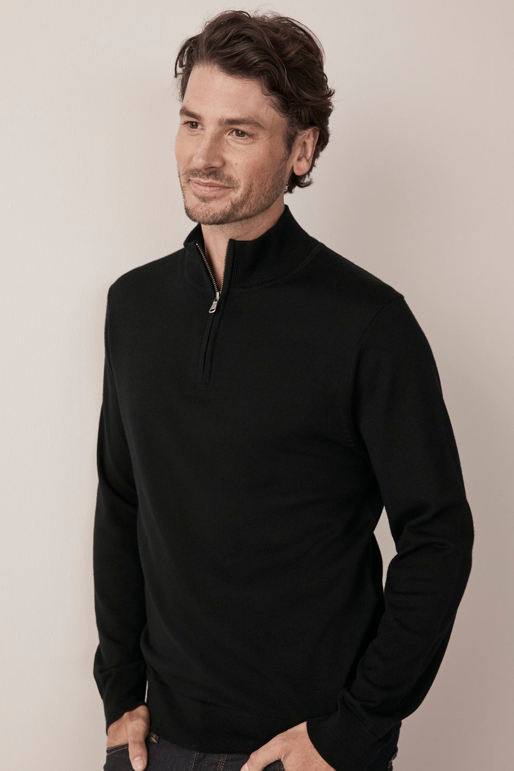 Merino Half Zip