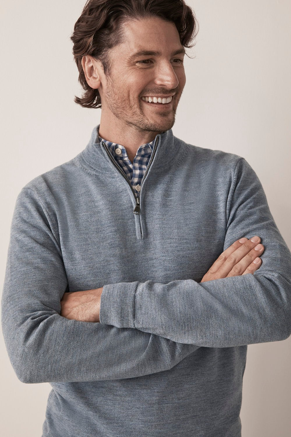 Merino Half Zip