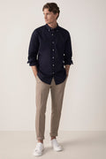 Refined Cotton Trouser