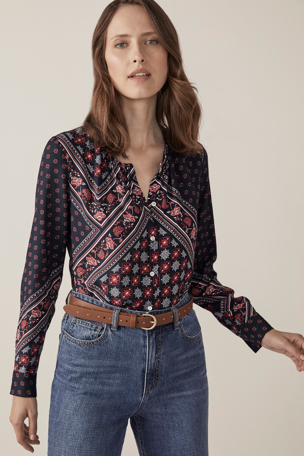 Moroccan Paisley Blouse