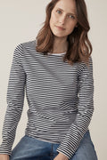 Organic Cotton Stripe Long Sleeve T-Shirt