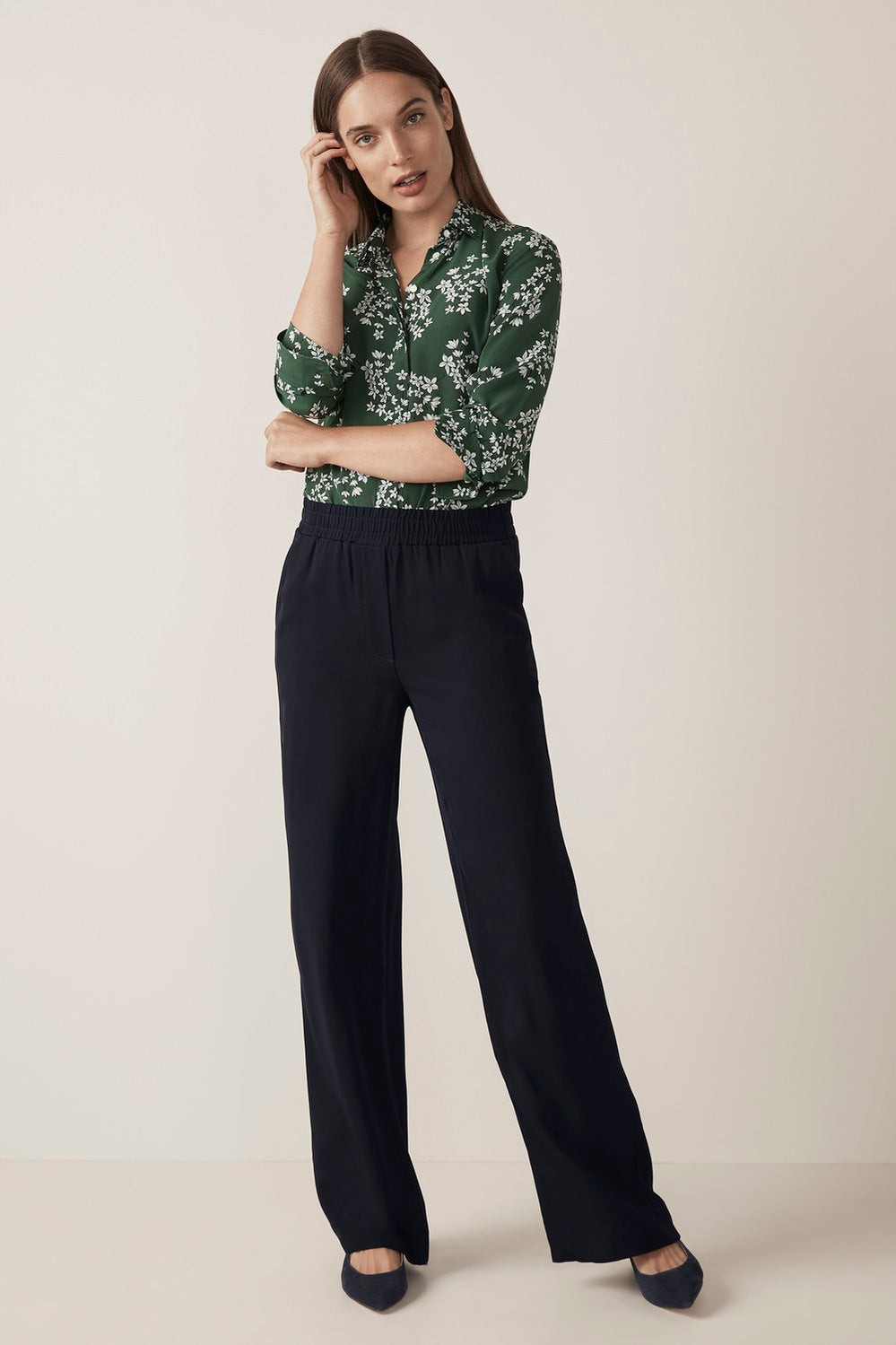 Pull On Wide Leg Pant