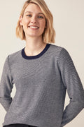 Stripe Merino Cotton Knit