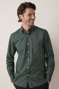 Linear Circle Print Shirt