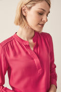 Shirred Boho Blouse