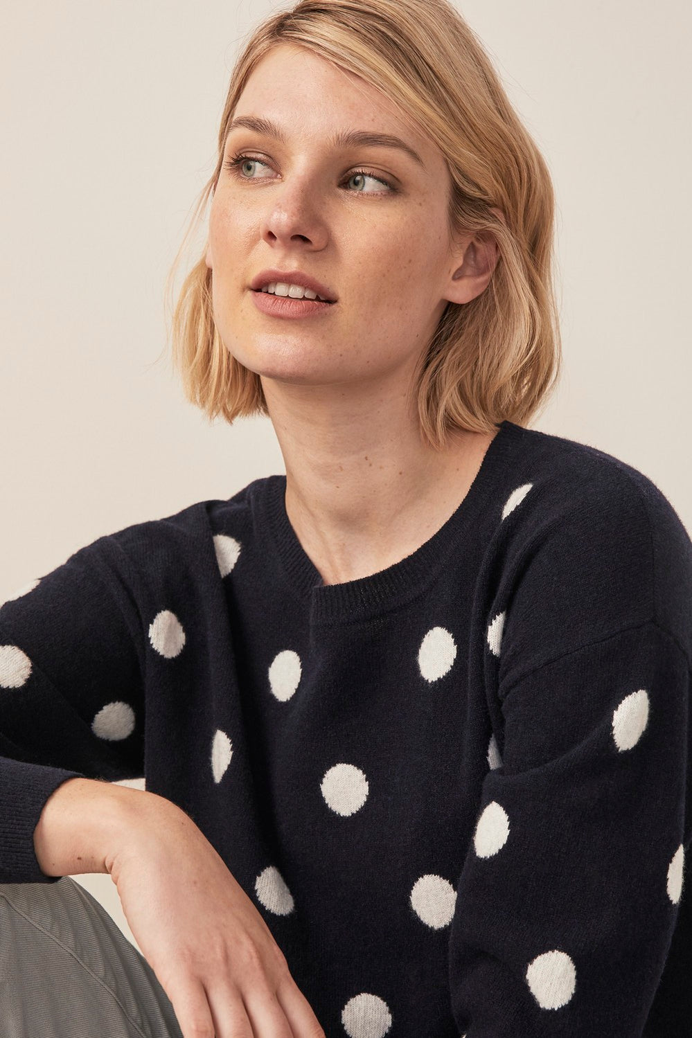 Relaxed Spot Knit