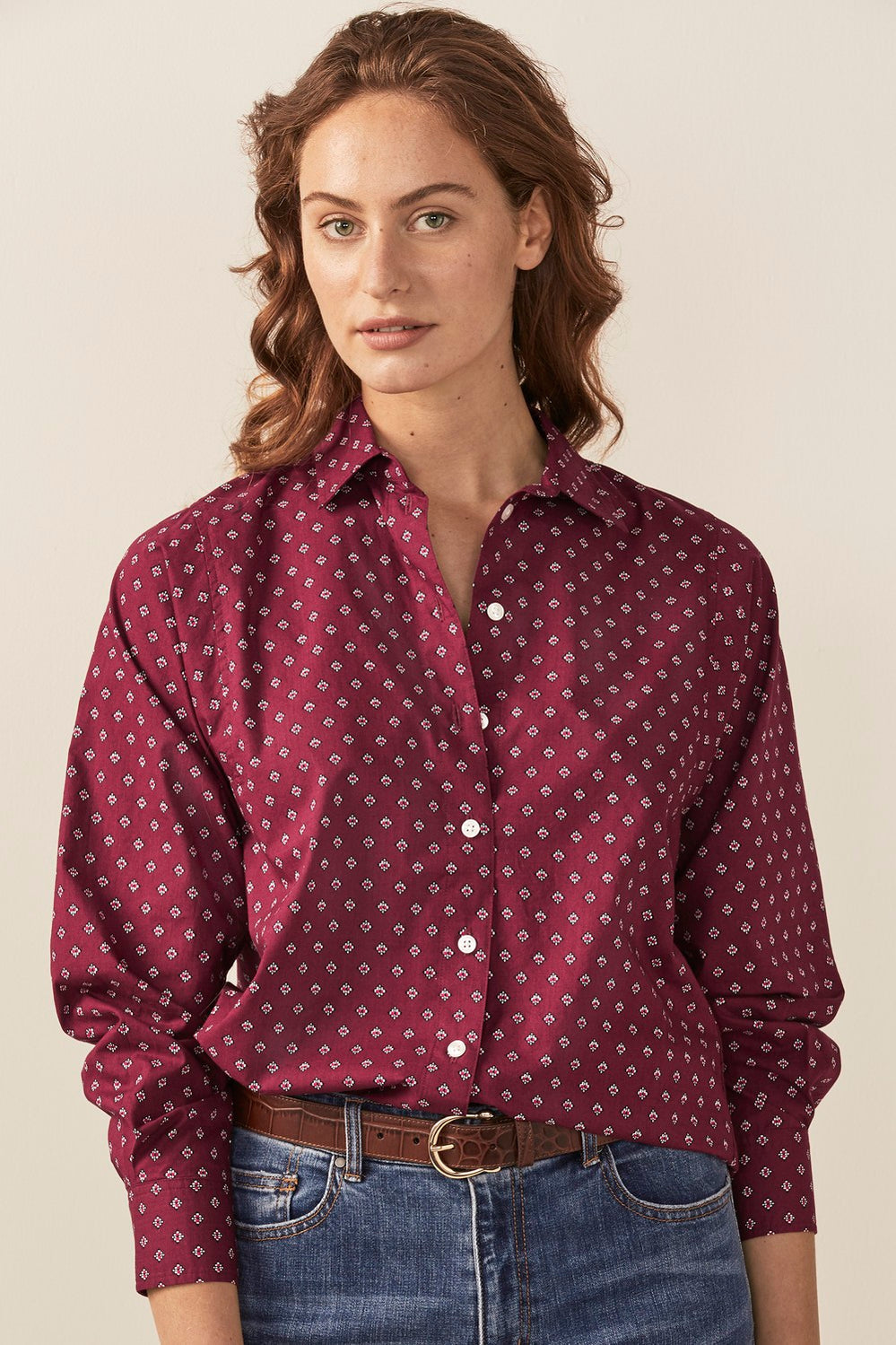 Mini Ikat Print Shirt