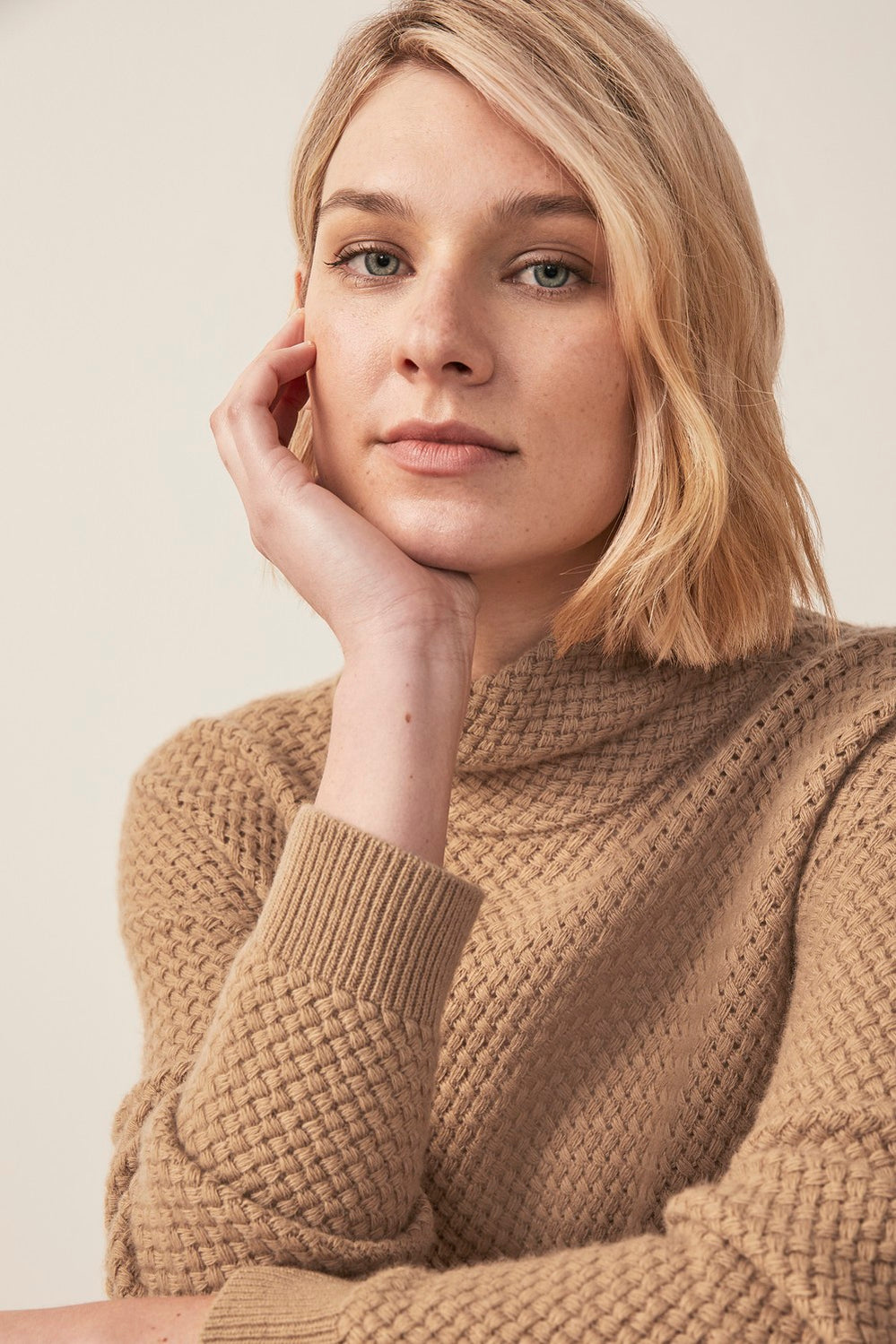 Basketweave Sculpt Knit
