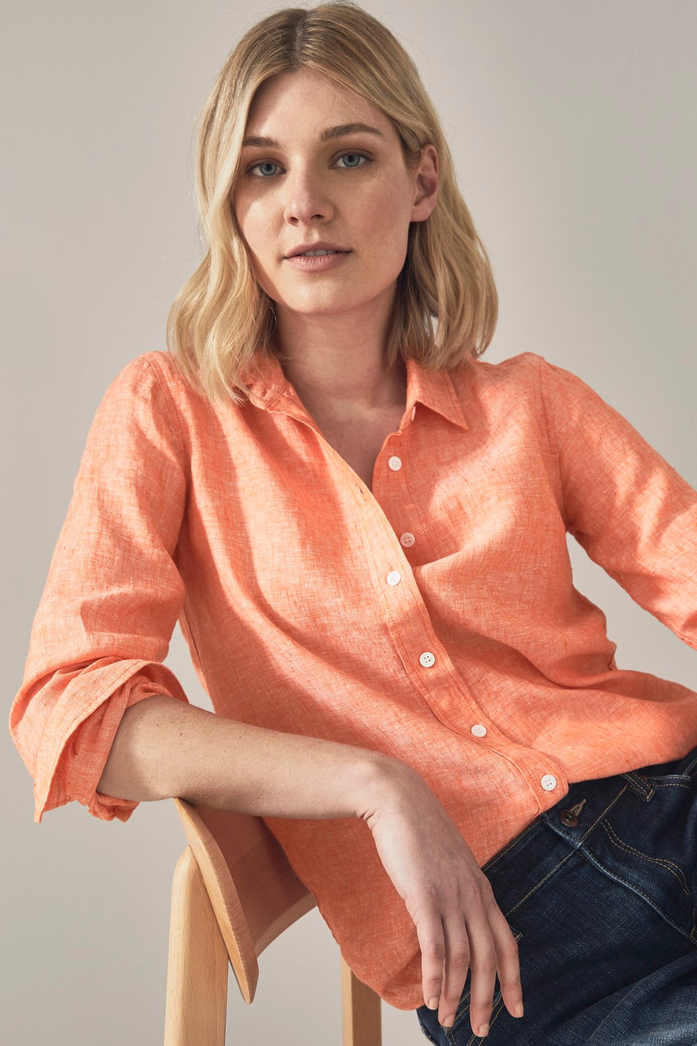 Linen Yarn Dyed Shirt