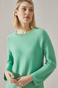 Linen Blend Stitch Detail Knit
