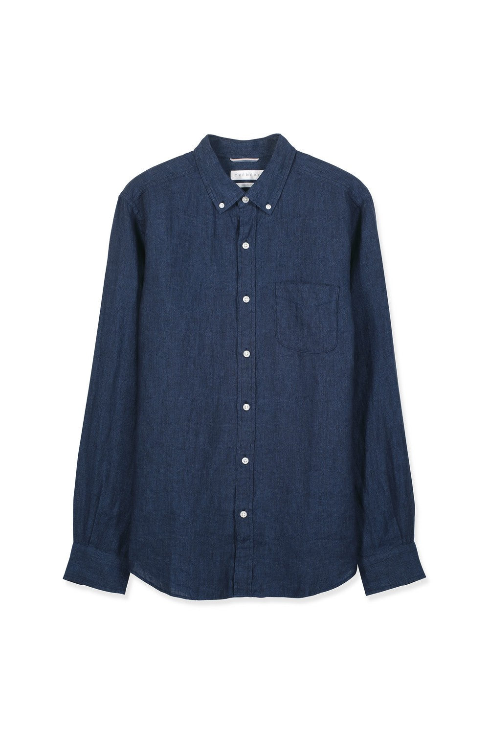 Regular Fit Delave Linen Long Sleeve Shirt