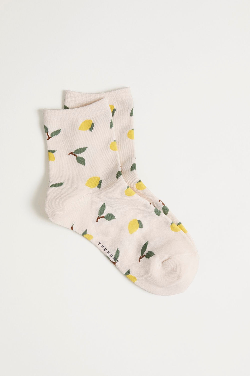 Lemon Crew Sock