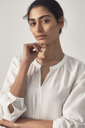 Raglan Seersucker Top