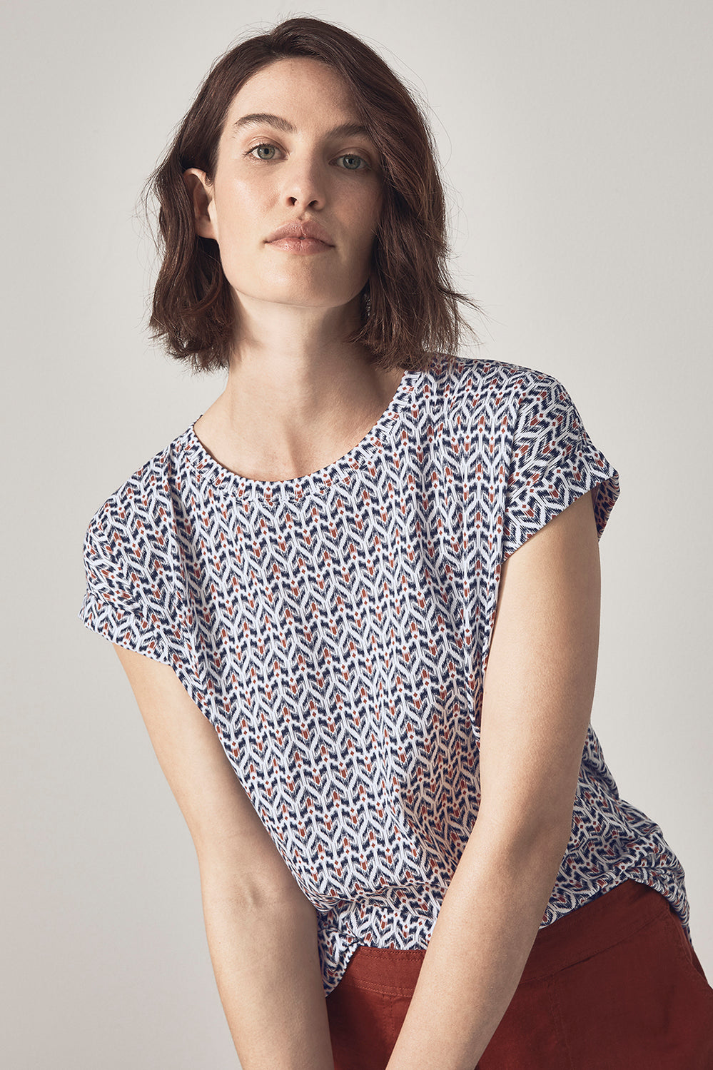 Pima Cotton Ikat T-Shirt