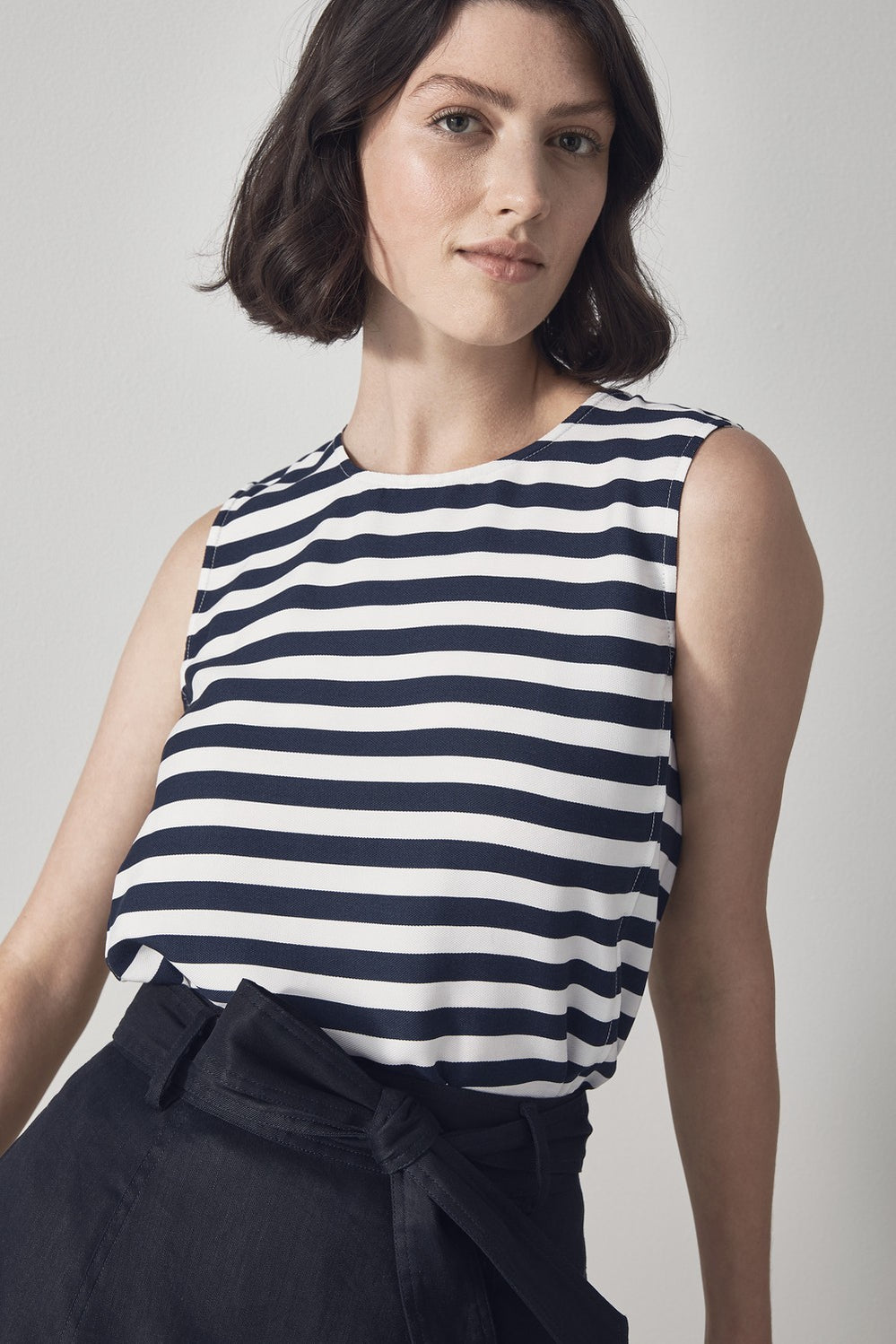 Stripe Shell Top