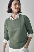 Trenery Pique Logo Sweat