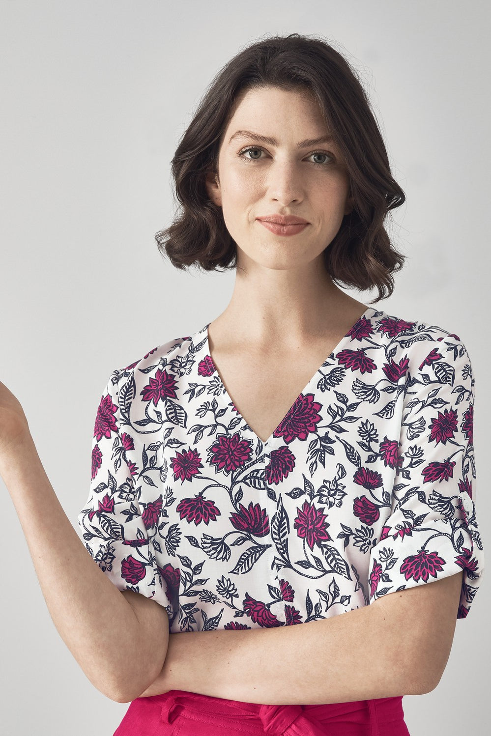 Modal Floral Medley Top