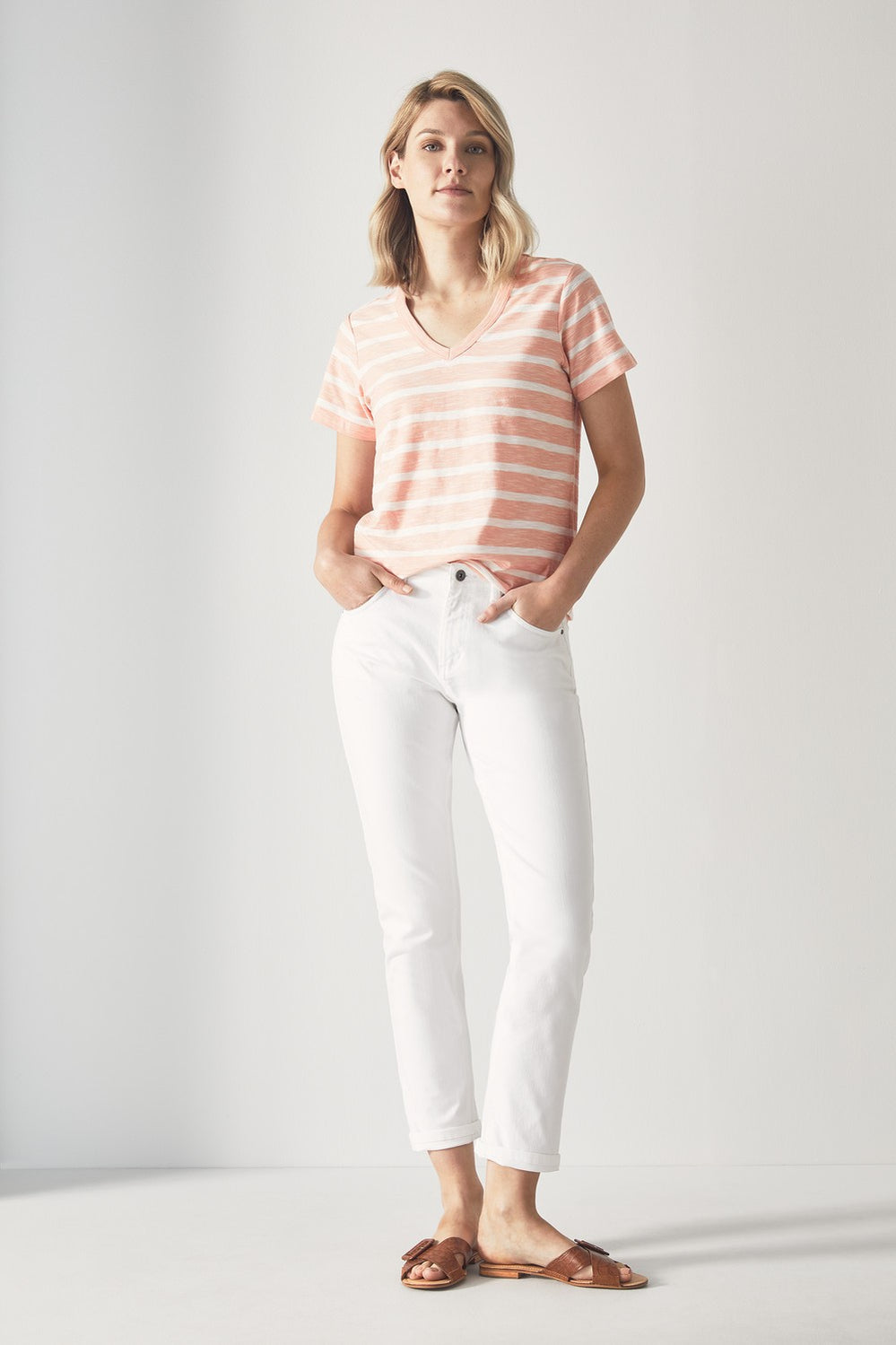 Cotton Stripe T-Shirt