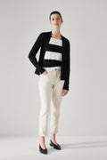 Merino Flared Hem Cardigan