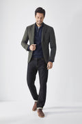 Salt And Pepper Wool Tweed Blazer