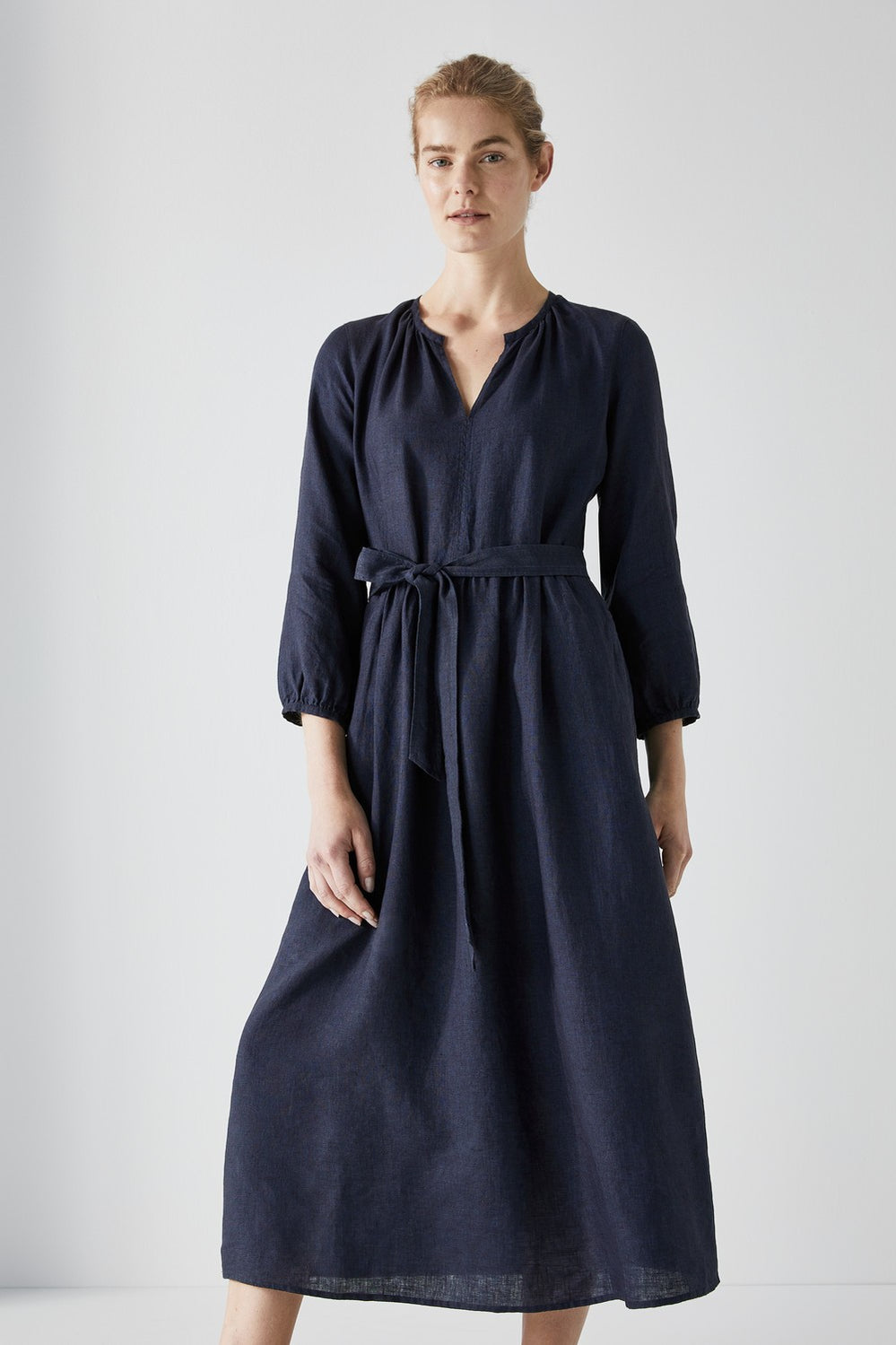Linen Boho Dress
