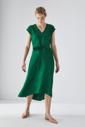 Cap Sleeve Midi Dress