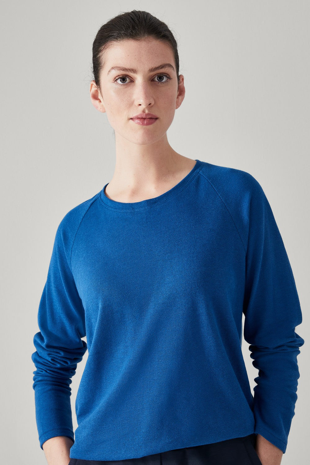 Linen Cotton Pique T-Shirt