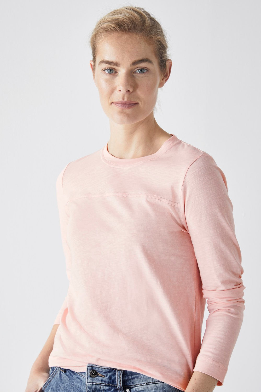 Cotton Seam Detail T-Shirt