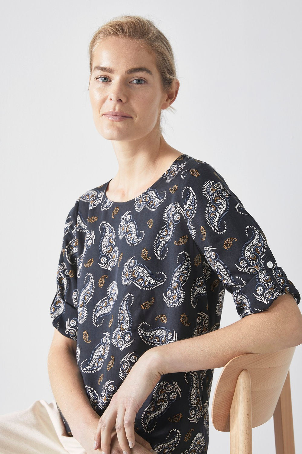 Modal Paisley Top