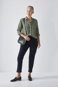 Silk Layered Paisley Shirt