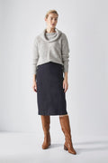 Linen Cotton Twill Skirt