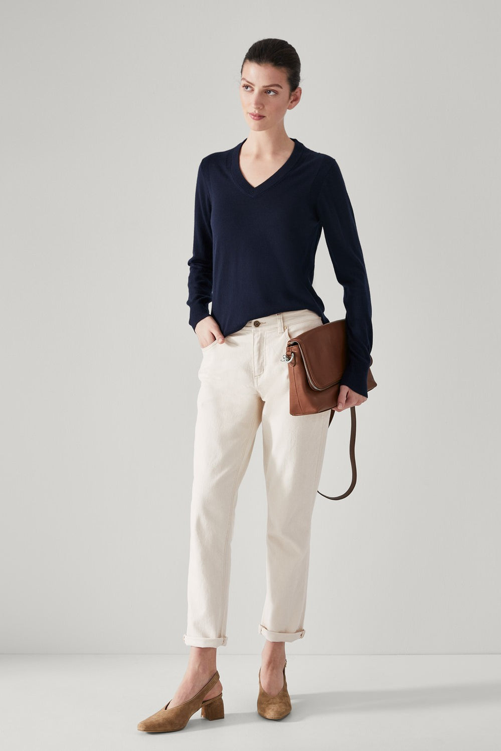 Merino V Neck Knit