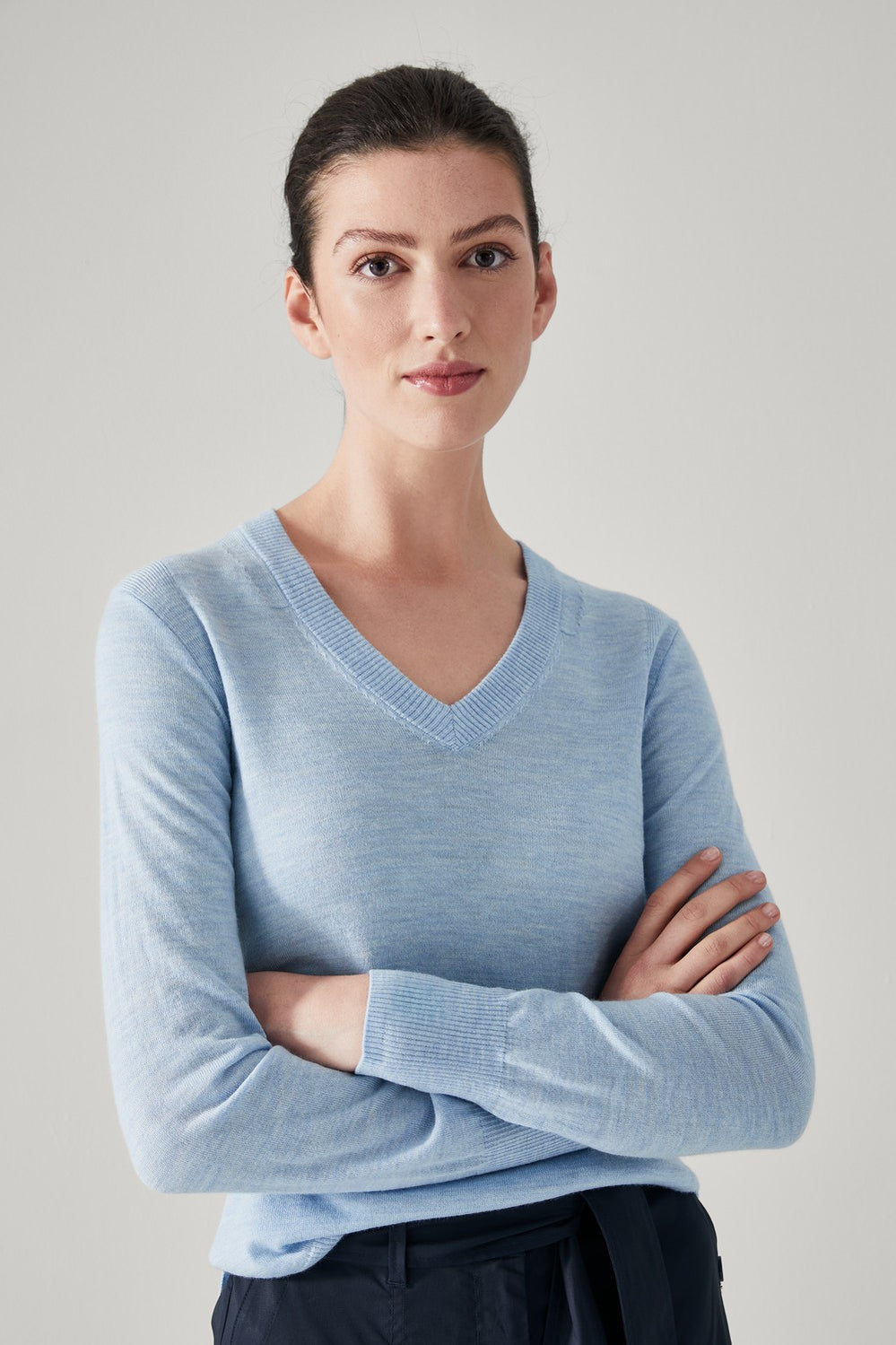 Merino V Neck Knit