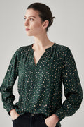 Ocelot Vent Neck Blouse