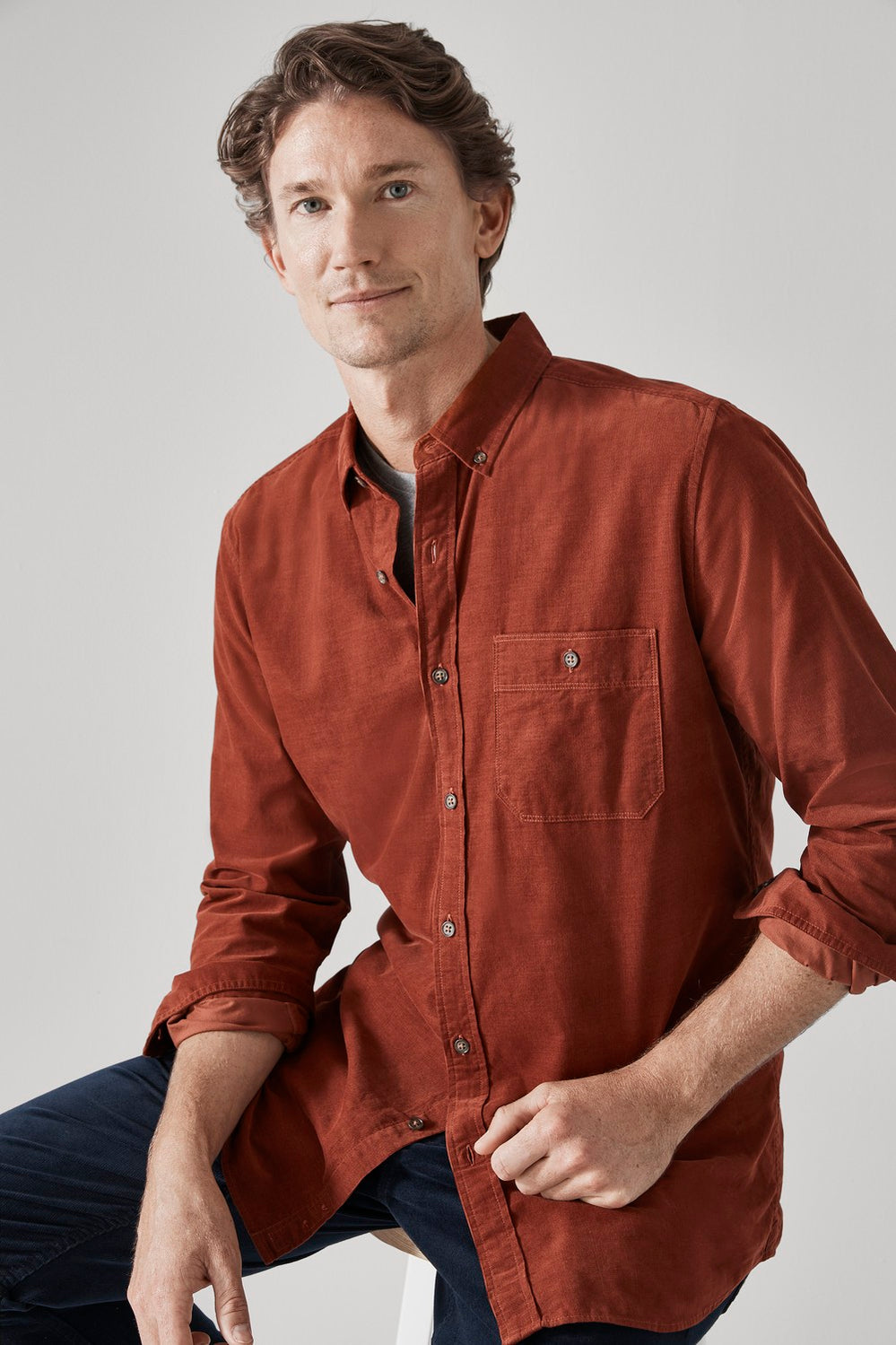 Fine Wale Corduroy Shirt