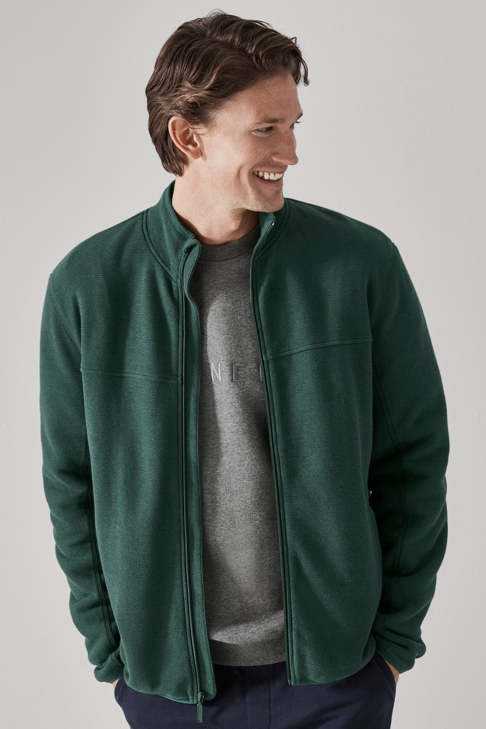 Technical Sherpa Lined Zip Through